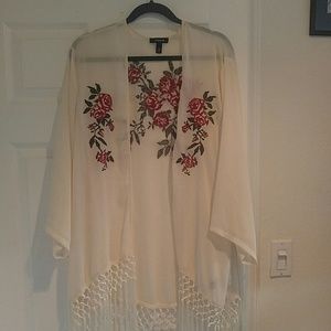 Fringed tassel bottom coverup